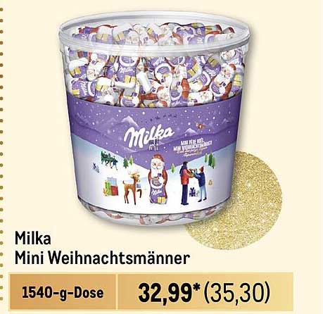 Milka Mini Weihnachtsmänner