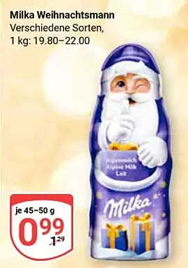 Milka Weihnachtsmann