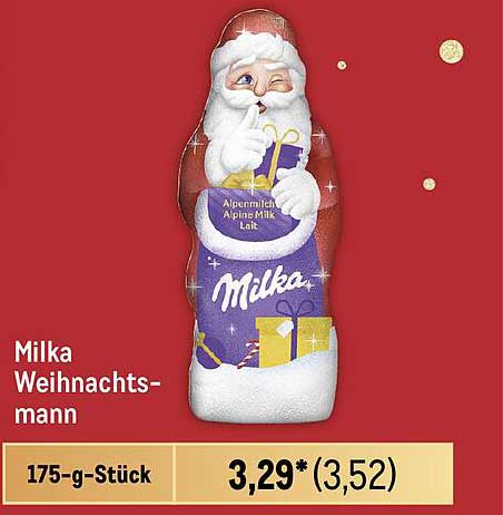 Milka Weihnachtsmann