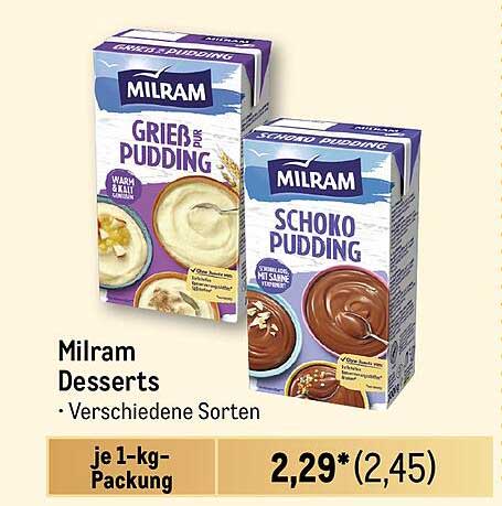 Milram Desserts