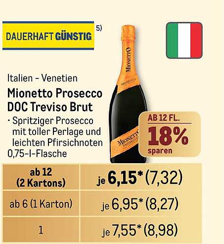 Mionetto Prosecco DOC Treviso Brut