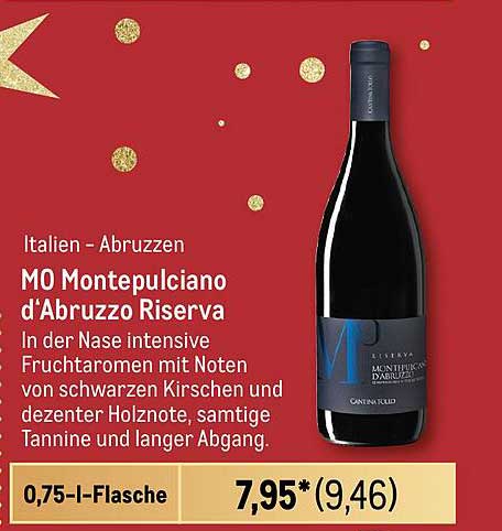 MO Montepulciano d'Abruzzo Riserva