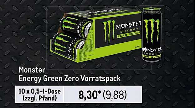 Monster Energy Green Zero Vorratspack