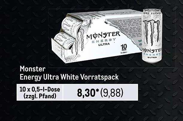 Monster Energy Ultra White Vorratspack