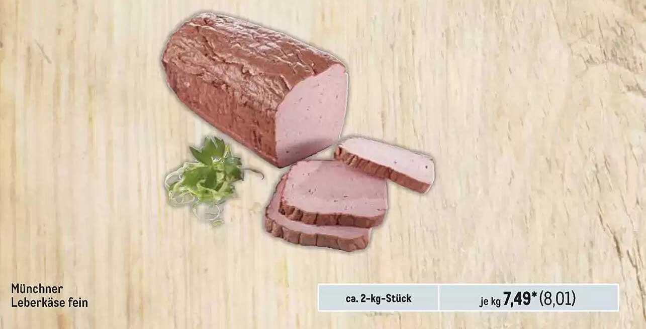 Münchener Leberkäse fein