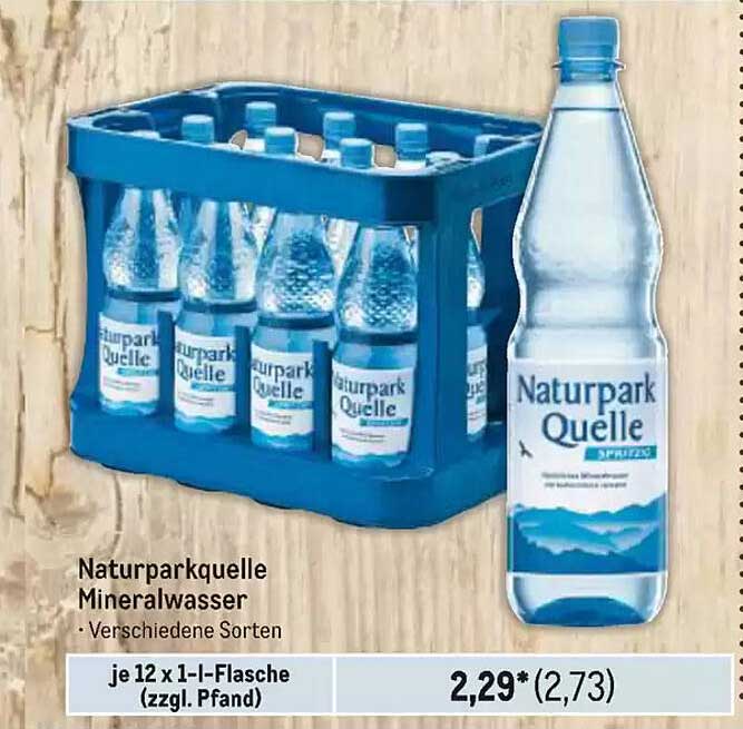 Naturparkquelle Mineralwasser