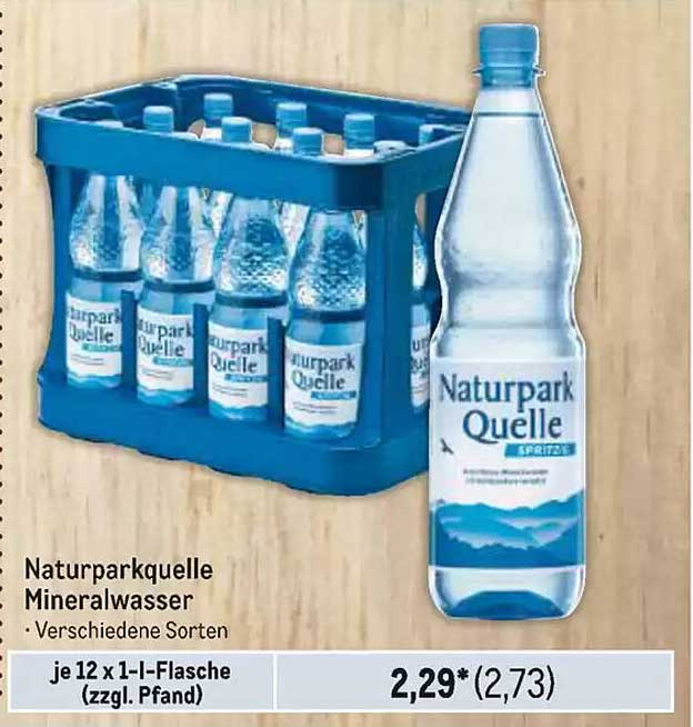 Naturparkquelle Mineralwasser