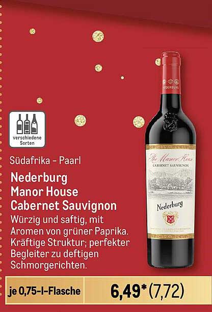 Nederburg Manor House Cabernet Sauvignon