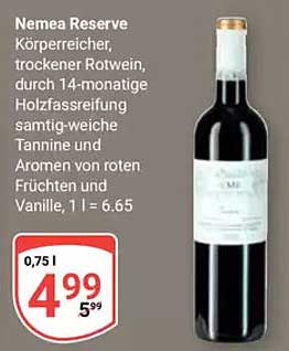 Nemea Reserve Körperreicher, trockener Rotwein