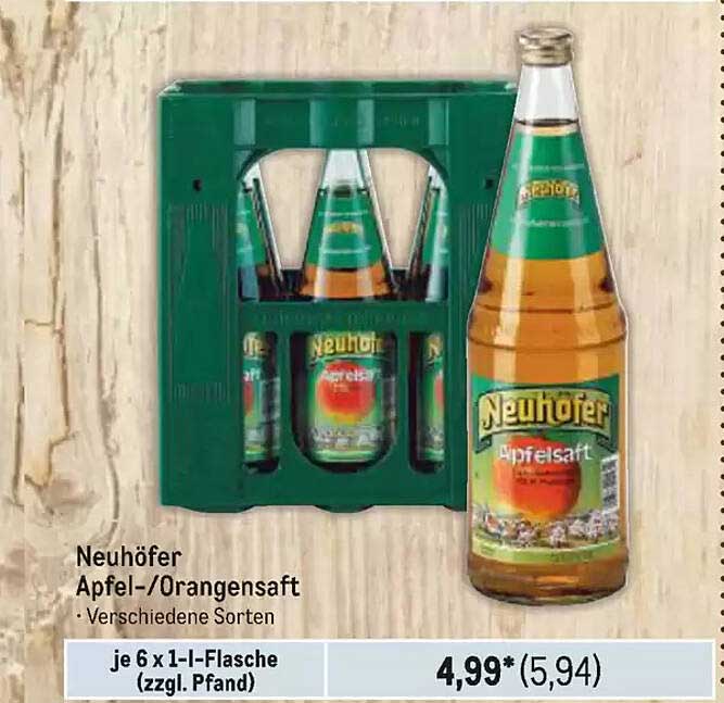 Neuhofer Apfel-/Orangensaft