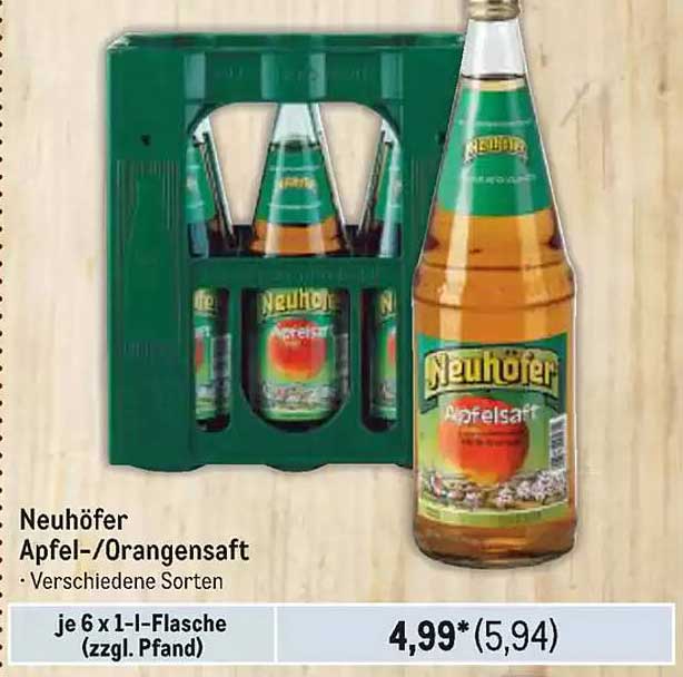 Neuhöfer Apfel-/Orangensaft