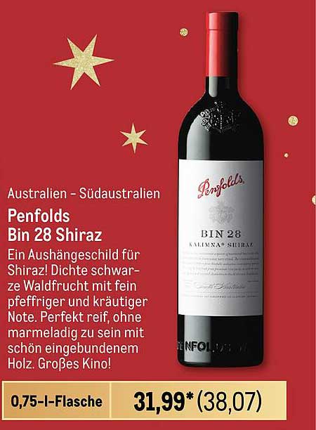 Penfolds Bin 28 Shiraz