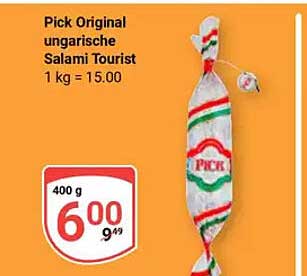 Pick Original ungarische Salami Tourist