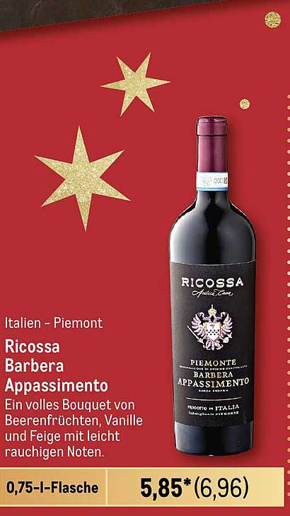 Ricossa Barbera Appassimento