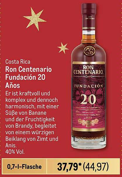 Ron Centenario Fundación 20 Años