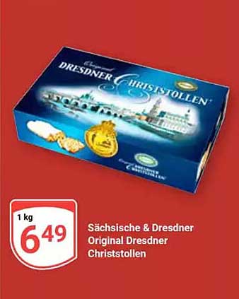 Sächsische & Dresdner Original Dresdner Christstollen