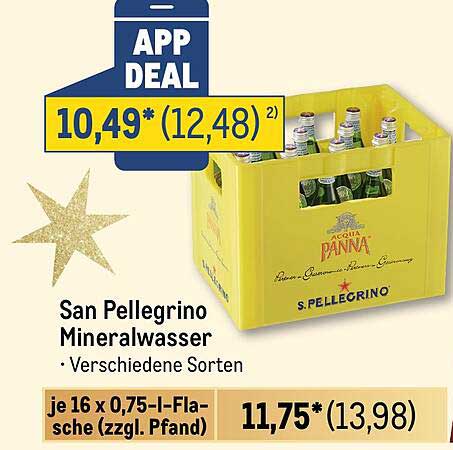 San Pellegrino Mineralwasser