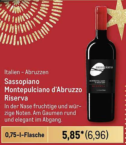 Sassopiano Montepulciano d'Abruzzo Riserva