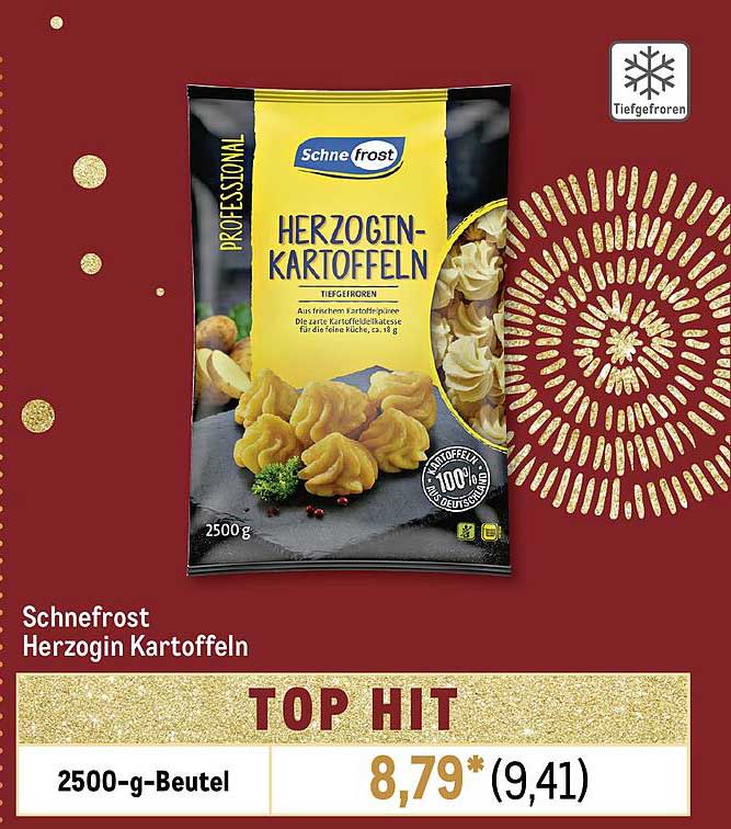 Schneefrost Herzogin-Kartoffeln