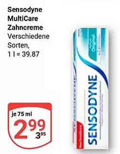 Sensodyne MultiCare Zahnpasta