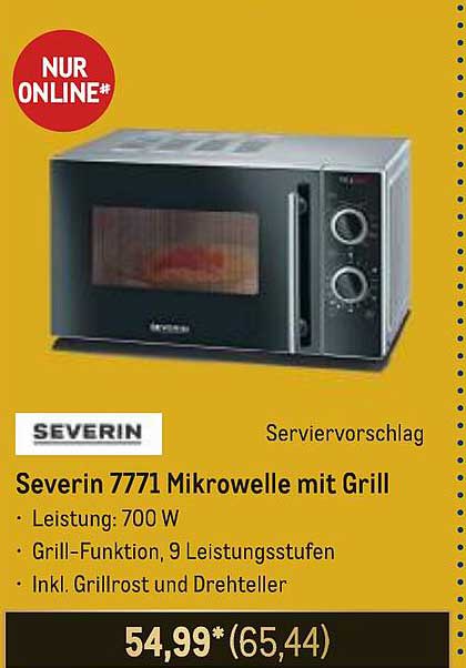 Severin 7771 Mikrowelle mit Grill