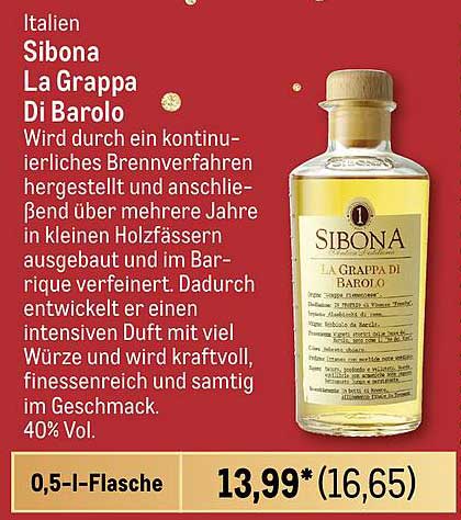 Sibona La Grappa Di Barolo