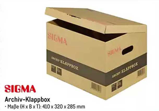 SIGMA Archiv-Klappbox