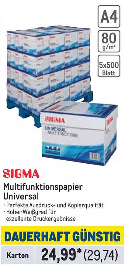 SIGMA Multifunktionspapier Universal