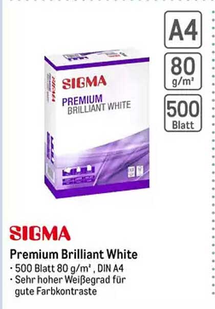 SIGMA Premium Brilliant White