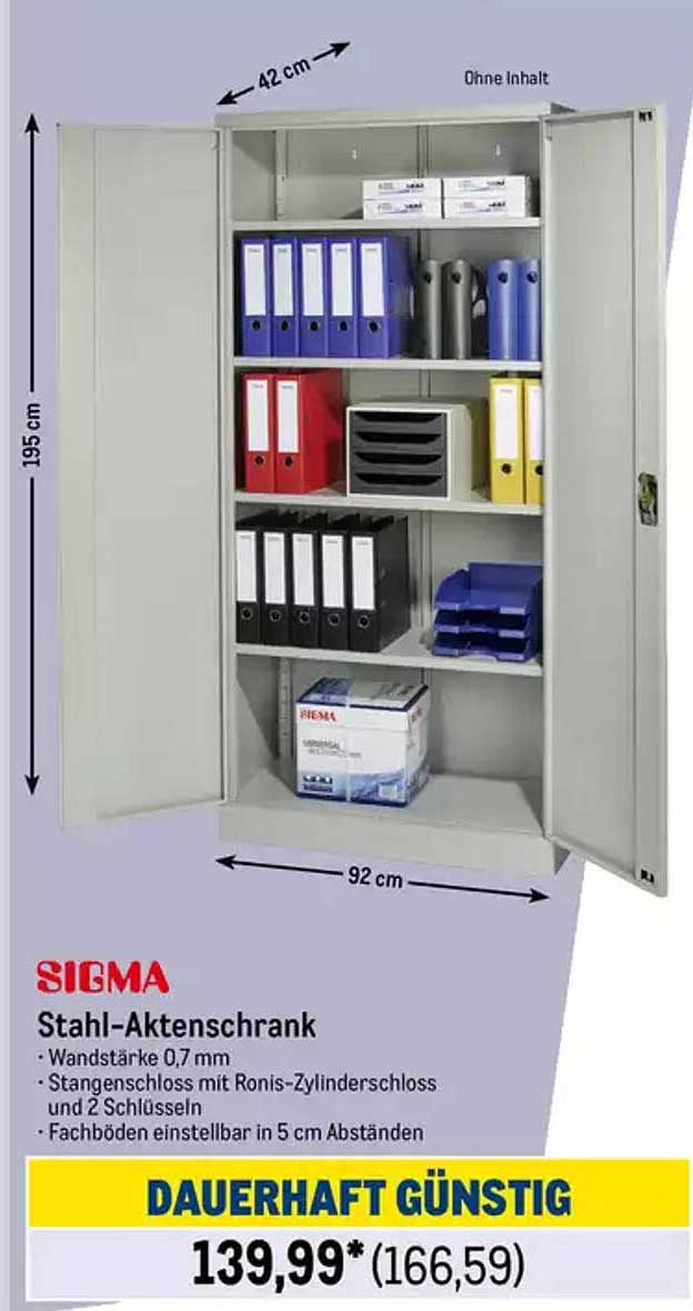 SIGMA Stahl-Aktenschrank