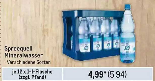 Spreequell Mineralwasser