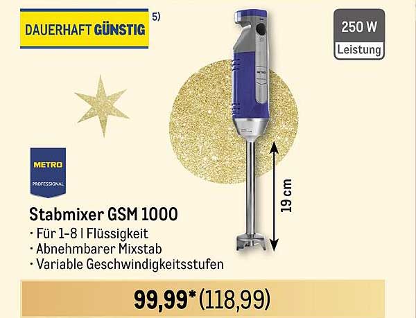 Stabmixer GSM 1000