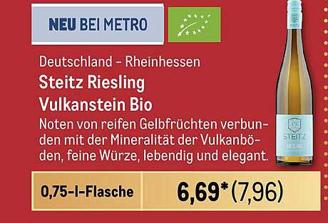 Steitz Riesling Vulkanstein Bio