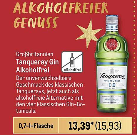 Tanqueray Gin Alkoholfrei