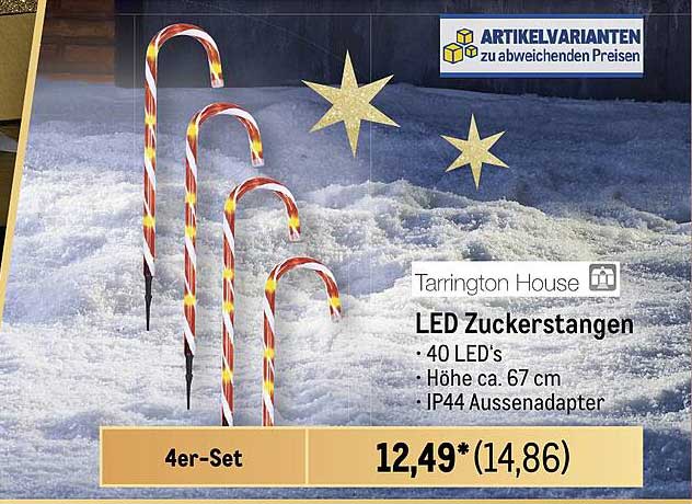 Tarrington House LED Zuckerstangen