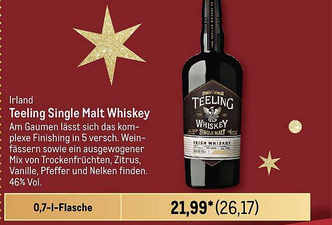 Teeling Single Malt Whiskey