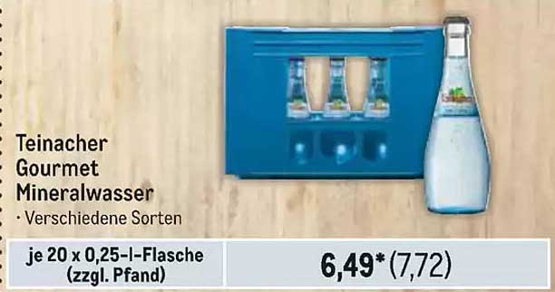 Teinacher Gourmet Mineralwasser