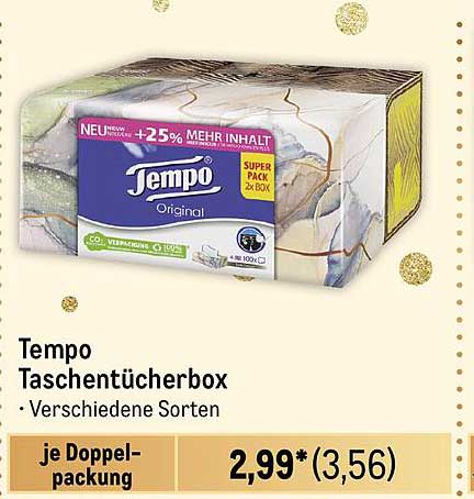 Tempo Taschentücherbox