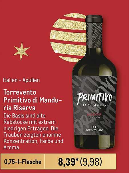 Torrevento Primitivo di Manduria Riserva