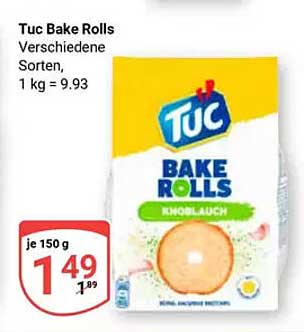 Tuc Bake Rolls Knoblauch