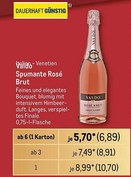 Valdo Spumante Rosé Brut