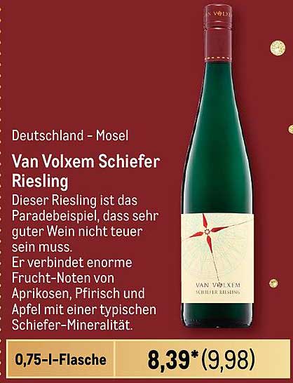 Van Volxem Schiefer Riesling