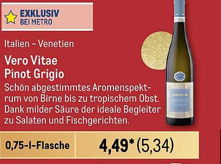 Vero Vitae Pinot Grigio