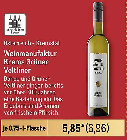 Weinmanufaktur Krems Grüner Veltliner