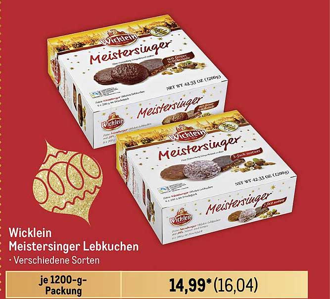 Wicklein Meistersinger Lebkuchen