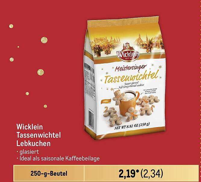 Wicklein Tassenwichtel Lebkuchen