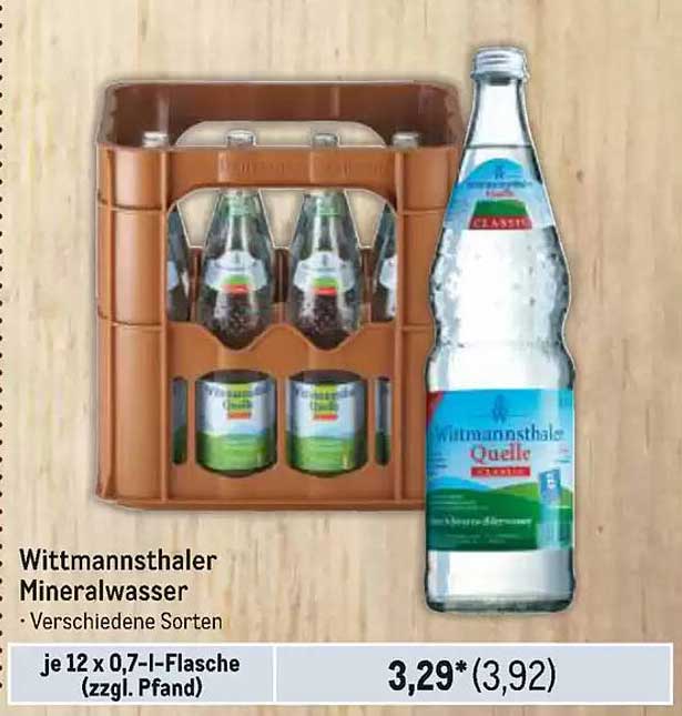 Wittmannsthaler Mineralwasser