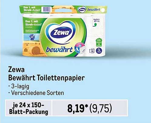 Zewa Bewährt Toilettenpapier