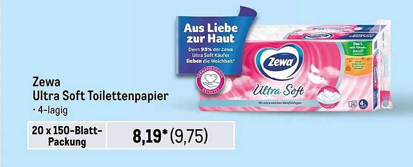 Zewa Ultra Soft Toilettenpapier