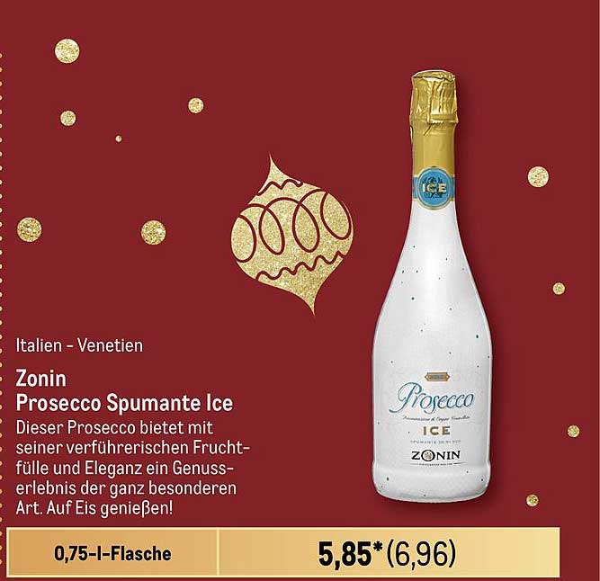 Zonin Prosecco Spumante Ice